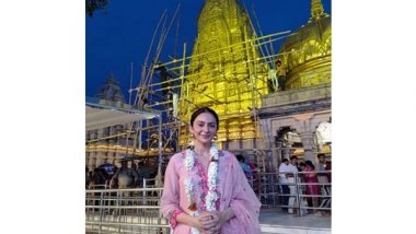 Entertainment News | Rakul Preet Singh Pays Sacred Visit to Kashi Vishwanath Temple