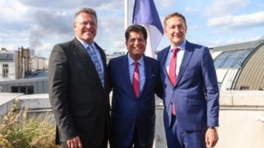 World News | EU Commissioners to Visit India on Sept 12-13 for FTA Talks with Commerce Minister Piyush Goyal