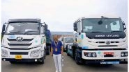 Business News | NHEV and TRANSVOLT Join Hands on World EV Day to Deploy 1000 Electric Trucks