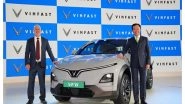 Business News | VinFast Makes Its Landmark Debut with Launch of Made-in-India Premium Electric Suvs VF 6 and VF 7