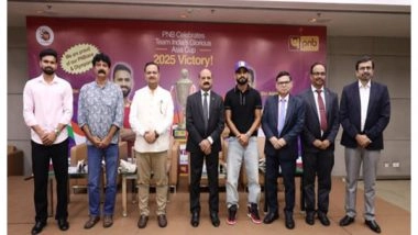 Sports News | PNB Felicitates Hockey Olympians, Arjuna Awardees Abhishek, Sukhjeet Singh