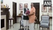India News | PM Narendra Modi Meets Vice President-elect CP Radhakrishnan in New Delhi
