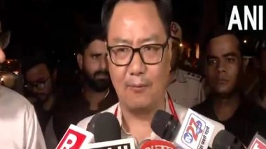 India News | Many Opposition MPs Voted in Favour of CP Radhakrishnan in VP Election: Kiren Rijiju