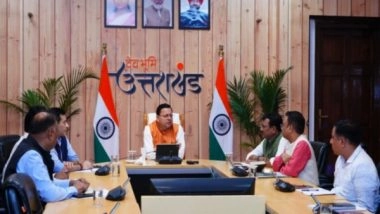 India News | Uttarakhand CM Pushkar Singh Dhami Reviews Security Measures Along Nepal Border