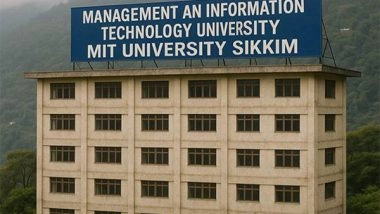Business News | MIT Sikkim Commences Operations, Sikkim Government-Approved Institution Brings World-Class Education to Northeast