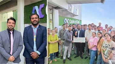 Business News | Ahmedabad IT Company, Code and Core Gifts ₹100000 to an Employee for His Loyalty: Here's Why