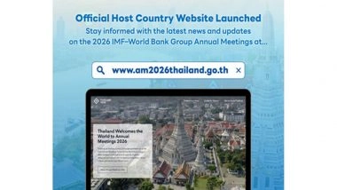 Business News | Thailand Launches Official Host Country Website for the 2026 IMF- World Bank Group Annual Meetings