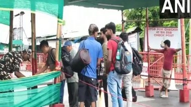 India News | West Bengal: Indians Return from Nepal Through Darjeeling Border Amid Unrest