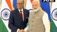 World News | PM Modi Meets Mauritius PM Ramgoolam in Varanasi