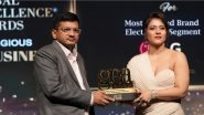 Business News | LG Electronics India Limited Wins Most Trusted Brand - Electronics Segment at Brand Empower's Global Excellence Awards 2025 with Kajol Devgan