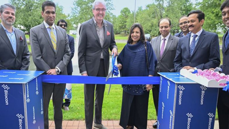 Business News | Biocon Opens Its First U.S. Manufacturing Facility in New Jersey