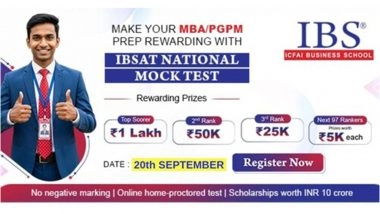 Business News | IBSAT National Mock Test Offers Prizes Worth ₹10 Lakh