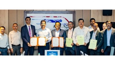 India News | NHSRCL Signs Agreement with L&T to Boost Design, Supply and Construction of Mumbai-Ahmedabad Bullet Train Project