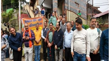 India News | Shimla: Hindu Groups Mark Sanjauli Mosque Row Anniversary with Symbolic 'half Pind-daan' Protest