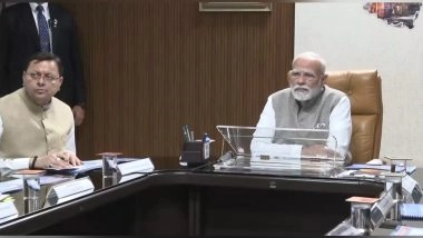 India News | PM Modi Reviews Flood Situation in Uttarakhand, Holds Meeting with Governor, CM Dhami