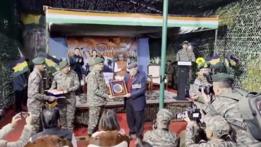 India News | 59th Nathula Vijay Diwas Celebrated on India-China Border in Presence of CM Tamang and Governor Mathur