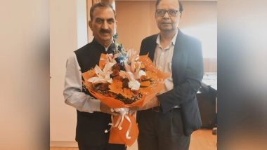 India News | Himachal CM Sukhu Calls the Chairman of 16th Finance Commission, Urges for Continuation of Revenue Deficit Grant
