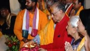 World News | Mauritius PM Navinchandra Ramgoolam Witnesses Ganga Aarti in Varanasi, Emphasising Cultural Ties