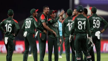 Sports News | Asia Cup 2025: Bangladesh Bowlers Shine; Taskin, Tanzim, Rishad Restrict Hong Kong to 143/7