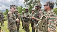 India News | Spear Corps Commander Reviews Security in Manipur, Engages with Veterans and Troops in Churachandpur