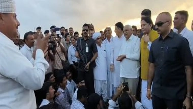 India News | Gujarat CM Bhupendra Yadav Visits Nagla Khanpur Village, Other Rain-affected Areas