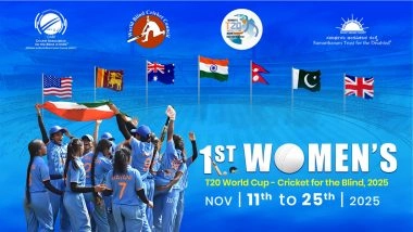 Sports News | India Announces 16-member Squad for First Women's T20 World Cup Cricket for Blind