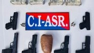 India News | Punjab Police Bust Cross-border Arms Smuggling Module Linked to Pakistan, 5 Operatives Held