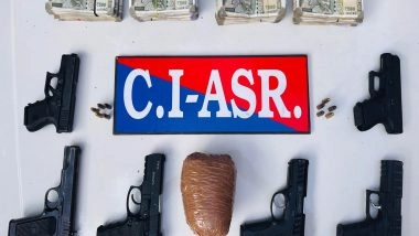India News | Punjab Police Bust Cross-border Arms Smuggling Module Linked to Pakistan, 5 Operatives Held