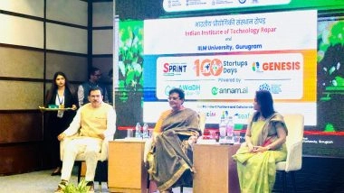 India News | IIT Ropar Empowers Startups: SPRINT North Edition Under '100 Startups 100 Days' Initiative Inaugurated at IILM University, Gurugram