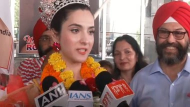 Entertainment News | Newly Crowned Miss International India 2025 Roosh Sindhu Gets Grand Homecoming in Nagpur