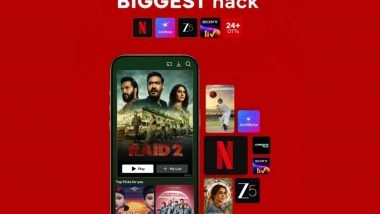 Business News | Stream Your Fav Content With Airtel's New Prepaid Packs: Netflix, Zee5, JioHotstar & 25+ OTTs