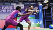 Sports News | Hong Kong Open: Satwiksairaj-Chirag March to First Finals of 2025