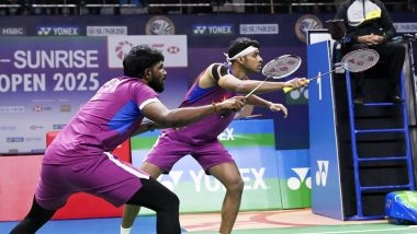 Sports News | Hong Kong Open: Satwiksairaj-Chirag March to First Finals of 2025