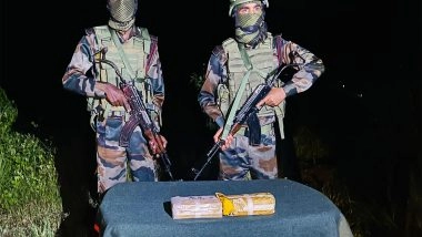 India News | Assam Rifles Seizes Meth Tablets Worth Rs 7.11 Crore in Mizoram's Zokhawthar