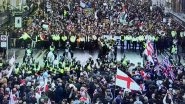 World News | 9 Held as London Erupts in Immigration, Counter Immigration Rallies
