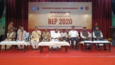 India News | Two-day Workshop on NEP 2020 Begins at Tripura University