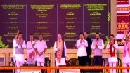 India News | PM Modi Lays Foundation for Medical College, Ring Road, Other Development Projects in Assam's Darrang