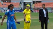 Sports News | 1st ODI: India Women Winn Toss; Opt to Bat First Against Australia