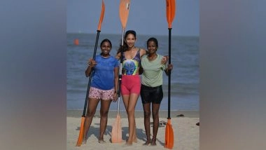 Sports News | Kadal Kondattam 2025: Tamil Nadu Athletes Dominate Day 1 of India's Premier Ocean Sports Festival