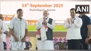 India News | PM Modi Inaugurates Assam Bioethanol Plant, Lays Foundation for Polypropylene Plant