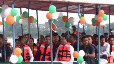 India News | Tripura CM Manik Saha Attends Closing Ceremony of Neermahal Jal Utsav 2025