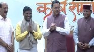 India News | CM Dhami Attends Uttarakhand Long-Term Literature Service Honour Ceremony on Hindi Diwas