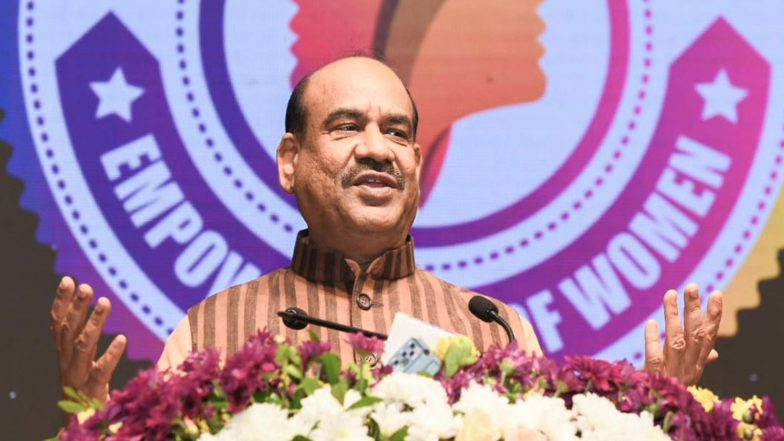 India News | Inclusive and Developed Nation Possible Only Through Educated, Self-reliant Women: Om Birla