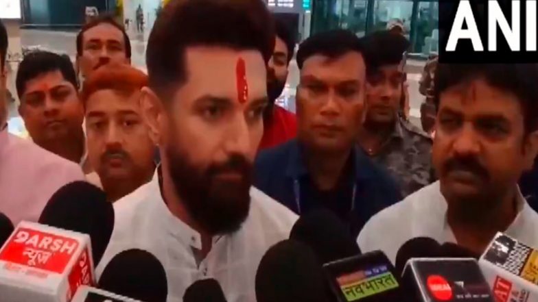 India News | NDA Moving Forward with Goal of Making Bihar Developed State: Chirag Paswan