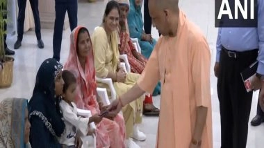 India News | UP CM Yogi Holds 'Janata Darshan' in Lucknow, Directs Officials to Ensure Speedy Grievance Redressal