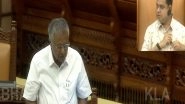 India News | Kerala Assembly Opens with Tributes to Former CM Achuthanandan; Suspended Congress MLA Mamkoottathil Attends
