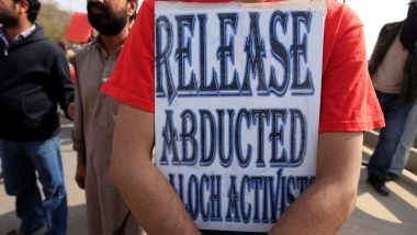 World News | Journalist Among Latest Victims of Enforced Disappearances in Balochistan