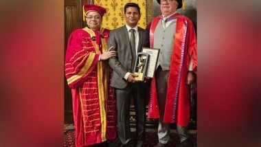 Business News | Sachin Rai and SRIT Honoured at UK Parliament with Entrepreneurship Award for Innovation in Laptop Rental and Digital Access