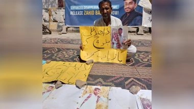 World News | Sammi Deen Baloch Condemns Enforced Disappearance of Karachi Student