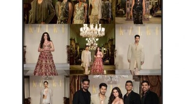 Business News | Varun Dhawan & Tara Sutaria Shine as Showstoppers at KALKI's Couture Debut at Taj Falaknuma Palace, a Modern Palace of Royal Legacy
